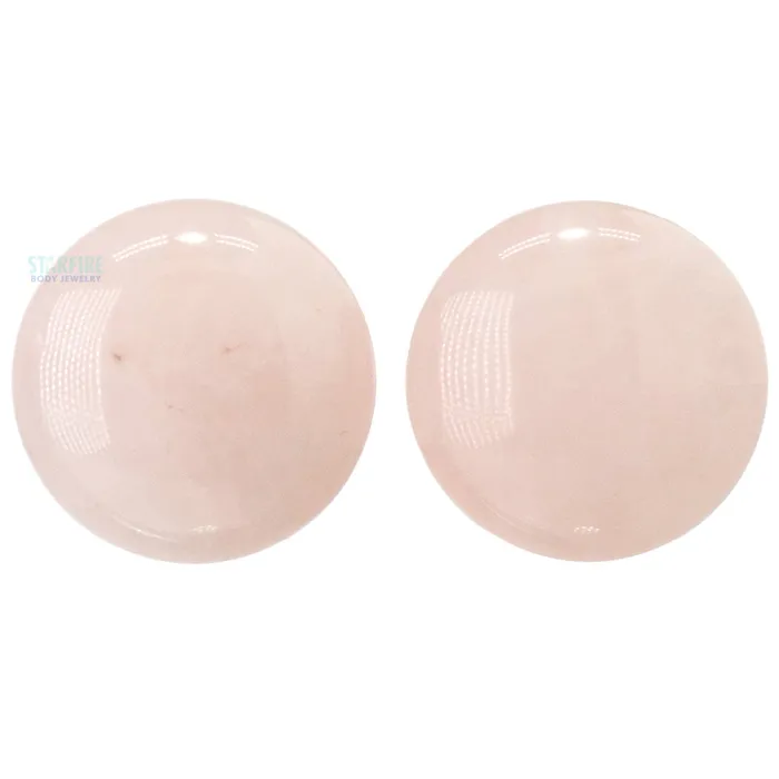 Stone Plugs Rose Quartz Diablo Organics Earrings