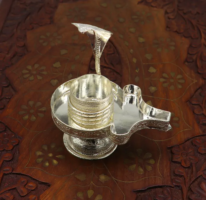 Handcrafted 925 solid silver lord shiva lingam standjalheri use to put shiva lingamhome temple Article awesome handmade article su170 TRIBAL ORNAMENTS Earrings
