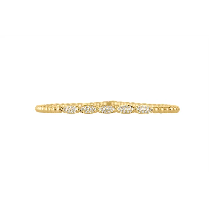 Bracelets Hulchi Belluni Hulchi Belluni 18K Yellow Gold Element Diamond Bracelet