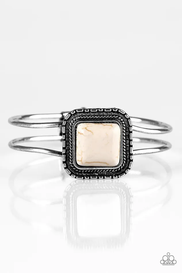 Bracelets Paparazzi Bracelet Hit A Plateau White Paparazzi Jewelry