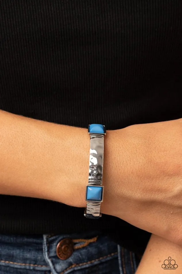 Bracelets Paparazzi Jewelry Paparazzi Bracelet Totally Terraform Blue