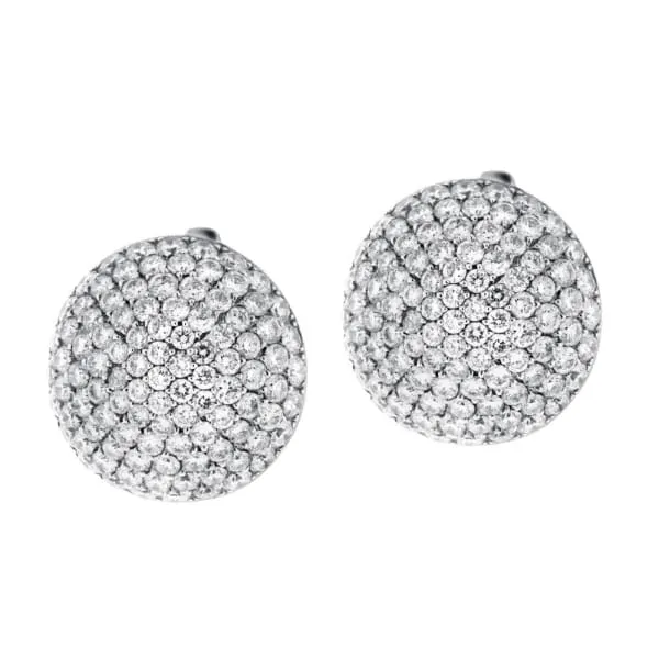 Diamond Source NYC Earrings 18kt Fancy Earrings With 500ct Total Diamonds EAR174000