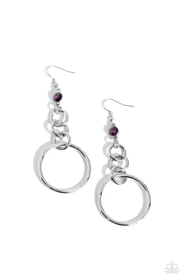 Earrings Paparazzi Jewelry Paparazzi Earring Glitzy Gesture Purple Earrings Paparazzi Jewelry Paparazzi Earring Glitzy Gesture Purple