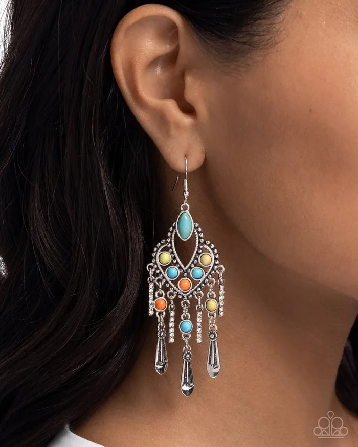 Earrings Paparazzi Jewelry Paparazzi Earring Naturally Vintage Multi