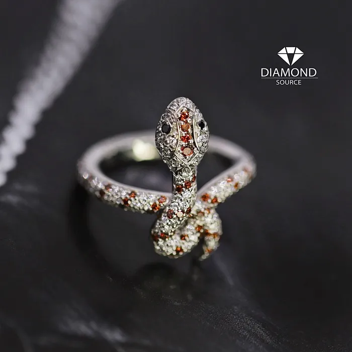 Exquisite Platinum Cocktail Ring with 15ct TDW Diamond Source NYC Rings
