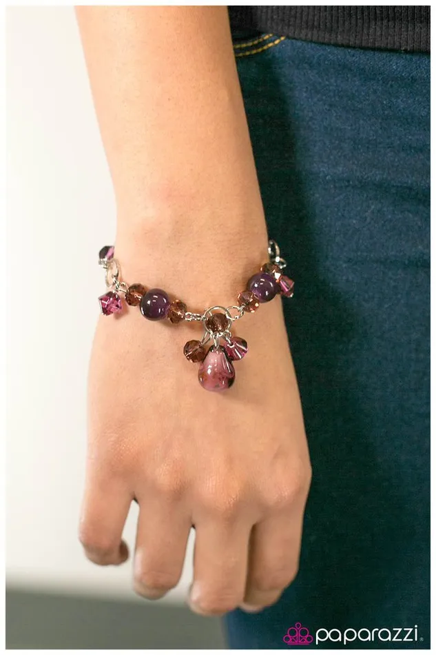 Paparazzi Bracelet Kaleidoscopic Purple Paparazzi Jewelry Bracelets