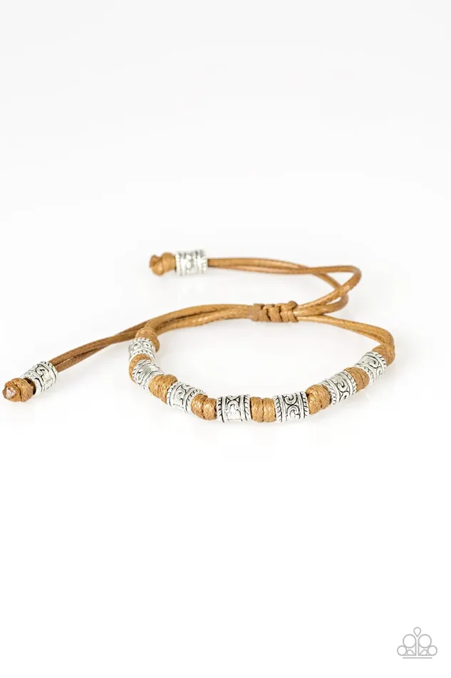 Paparazzi Bracelet Port Of Call Brown Paparazzi Jewelry Bracelets
