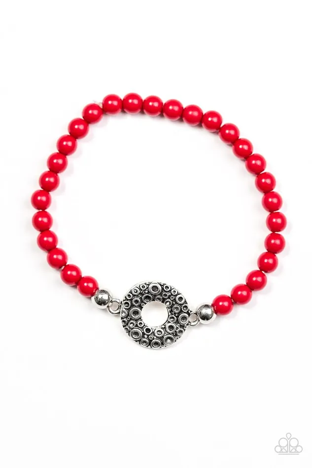 Paparazzi Bracelet Put A Spin On It Red Paparazzi Jewelry Bracelets