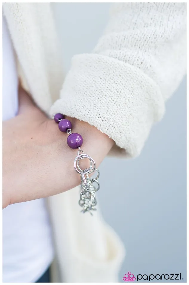 Paparazzi Jewelry Bracelets Paparazzi Bracelet Divinely Divine Purple
