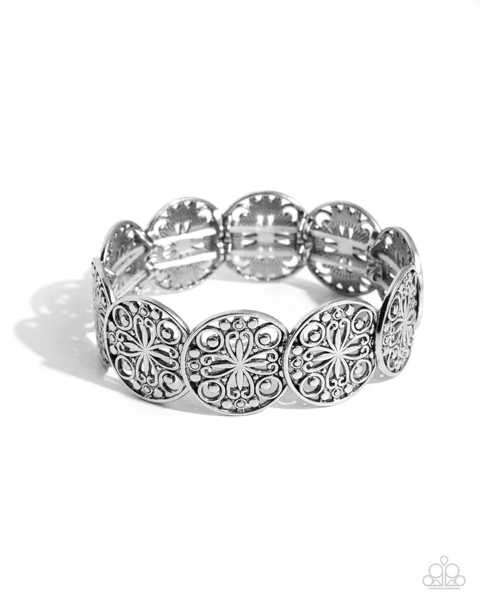 Paparazzi Jewelry Bracelets Paparazzi Bracelet Portico Picnic Silver