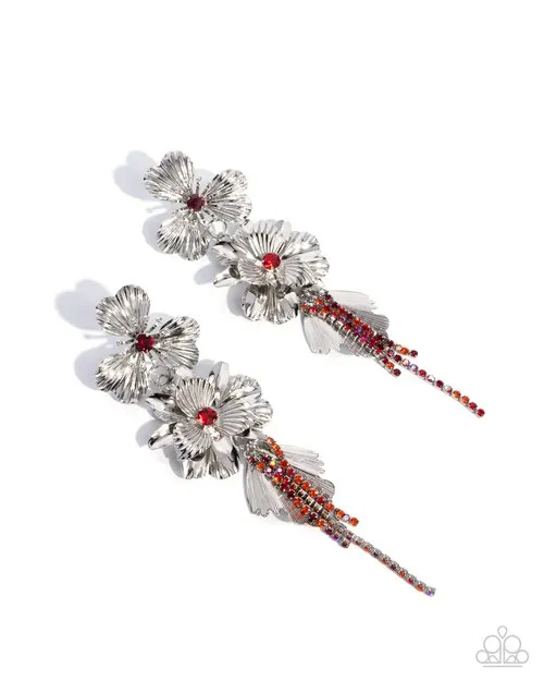 Paparazzi Jewelry Earrings Paparazzi Earring Classical Cadenza Red Paparazzi Jewelry Earrings Paparazzi Earring Classical Cadenza Red
