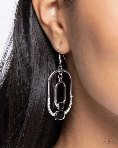 Paparazzi Jewelry Earrings Paparazzi Earring Matching Magic Black