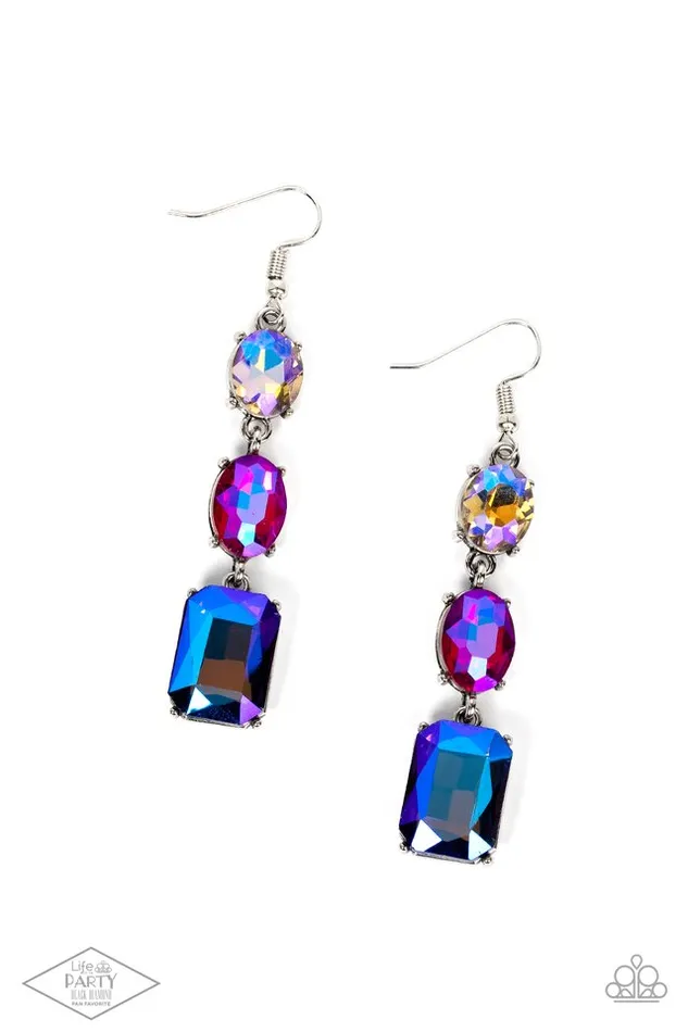 Paparazzi Jewelry Paparazzi Earring Dripping In Melodrama Multi Earrings Paparazzi Jewelry Paparazzi Earring Dripping In Melodrama Multi Earrings