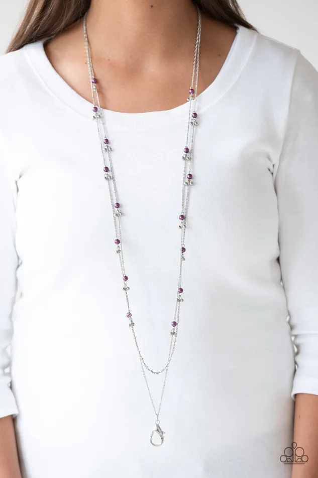 Paparazzi Necklace Lanyard Ultrawealthy Purple Paparazzi Jewelry Necklaces