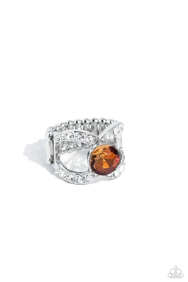 Paparazzi Ring Bow Chicka Bow Wow Brown Paparazzi Jewelry Rings Paparazzi Ring Bow Chicka Bow Wow Brown Paparazzi Jewelry Rings