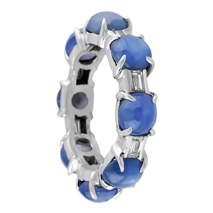 Platinum Estate Star Sapphire Diamond Ring CJ Charles Jewelers Rings Platinum Estate Star Sapphire Diamond Ring CJ Charles Jewelers Rings