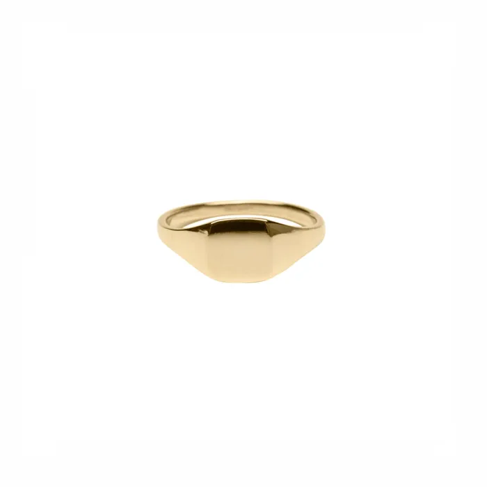 Rings 14k Little Square Signet Ring TheRoseGypsy