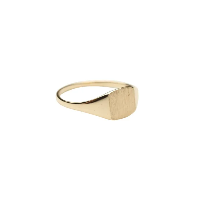 Rings 14k Little Square Signet Ring TheRoseGypsy