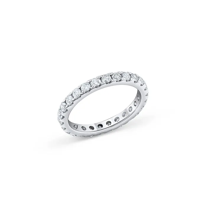 Rings CJ Charles Jewelers 18k White Gold 108 ctw Eternity Band