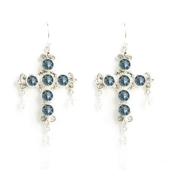Virgins Saints Angels Audrey Earrings Indian Sapphire Earrings