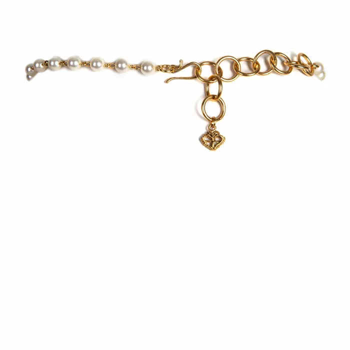 Virgins Saints Angels Earrings Iconic 6mm Cream Pearl Choker