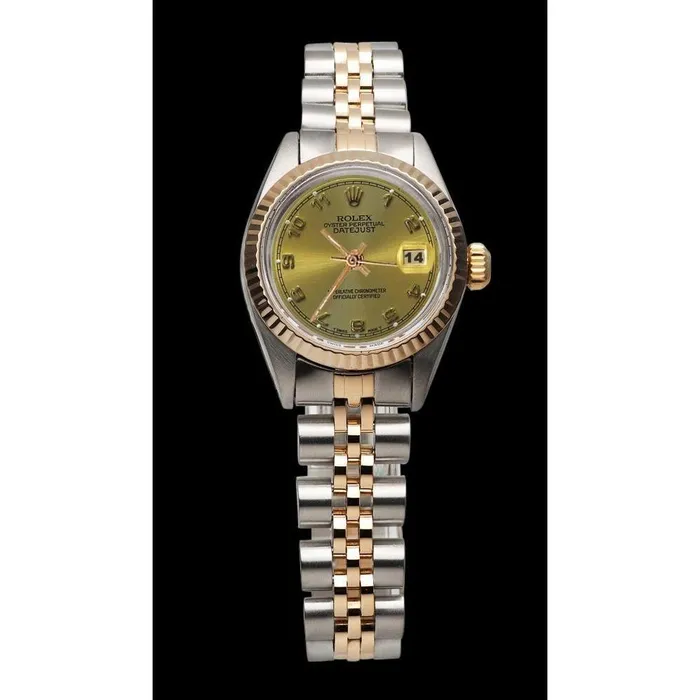Champagne Arabic Dial Ss Yellow Gold Jubilee Lady Rolex Datejust GB PreStyled Sets Champagne Arabic Dial Ss Yellow Gold Jubilee Lady Rolex Datejust GB PreStyled Sets