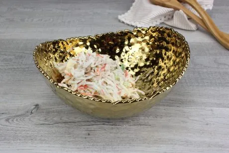 PreStyled Sets Pampa Bay Pampa Bay Golden Millennium Oval Bowl Gold Porcelain PreStyled Sets Pampa Bay Pampa Bay Golden Millennium Oval Bowl Gold Porcelain