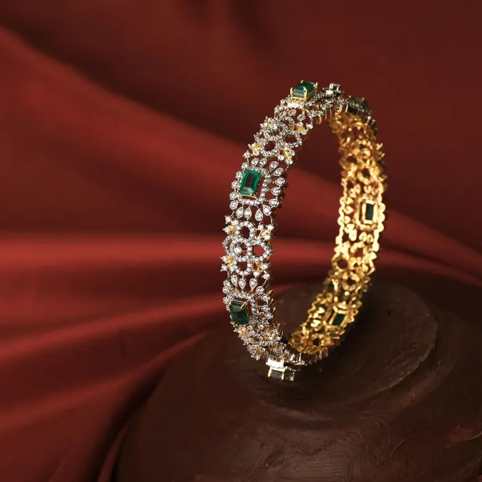 Malini CZ Silver Bangles SILVER Rings