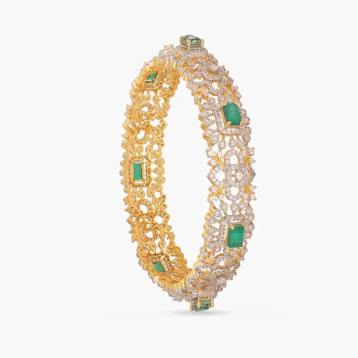 Malini CZ Silver Bangles SILVER Rings