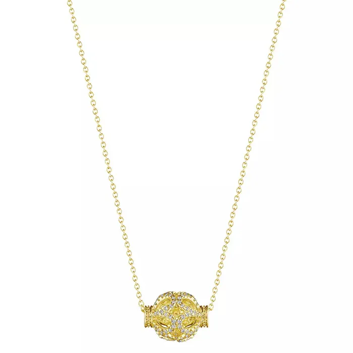 PreStyled Sets Shop IDC estore Verragio Devotion Diamond Slide Rose Bead Pendant 18K Gold 035CTW