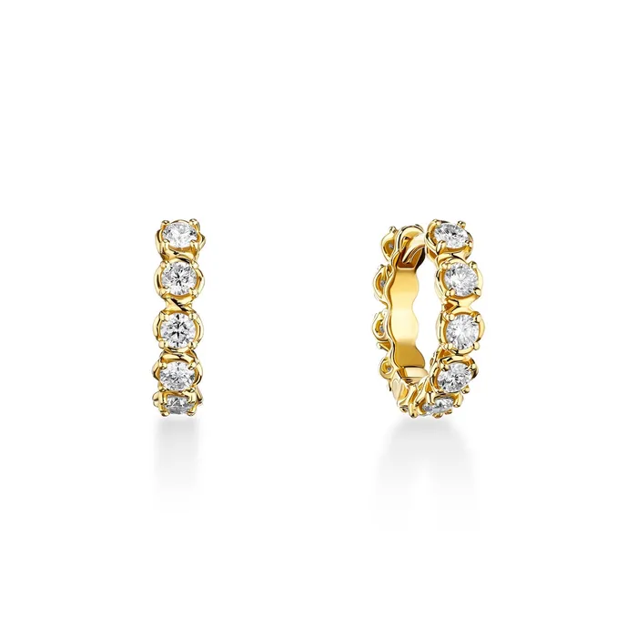 Shop IDC estore A Link Abbracci 105 ctw Diamond 18K Yellow Gold Hoops PreStyled Sets Shop IDC estore A Link Abbracci 105 ctw Diamond 18K Yellow Gold Hoops PreStyled Sets