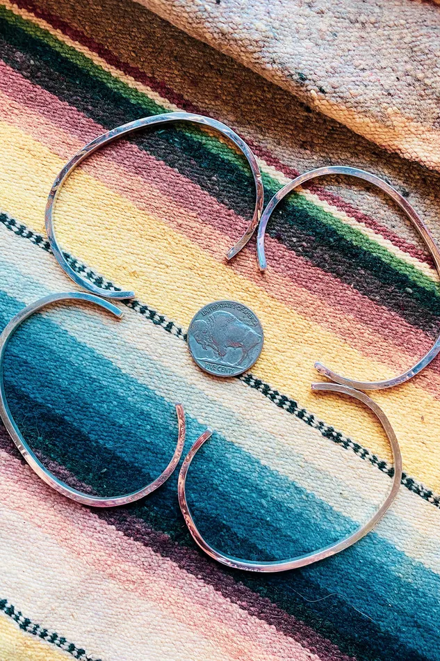 Thunderbird Jewelry Necklaces Navajo Sterling Stamped Stacking Cuff Bracelets