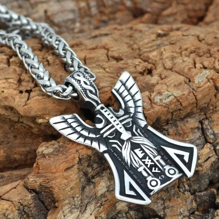Viking Necklace Odin Valhalla Vikings Necklaces