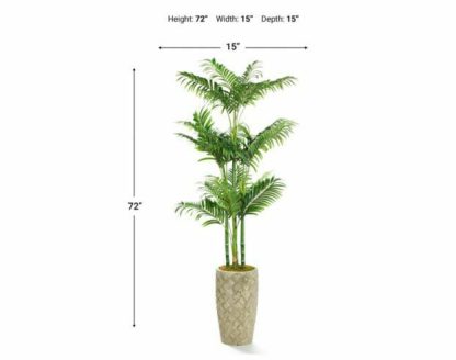 Artificial Plants | 72-Inch Golden Palm Plant Artificial Plants Artificial Plants