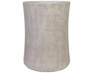 Vases & Planters | 24-Inch White Etched Planter Home Decor Vases & Planters